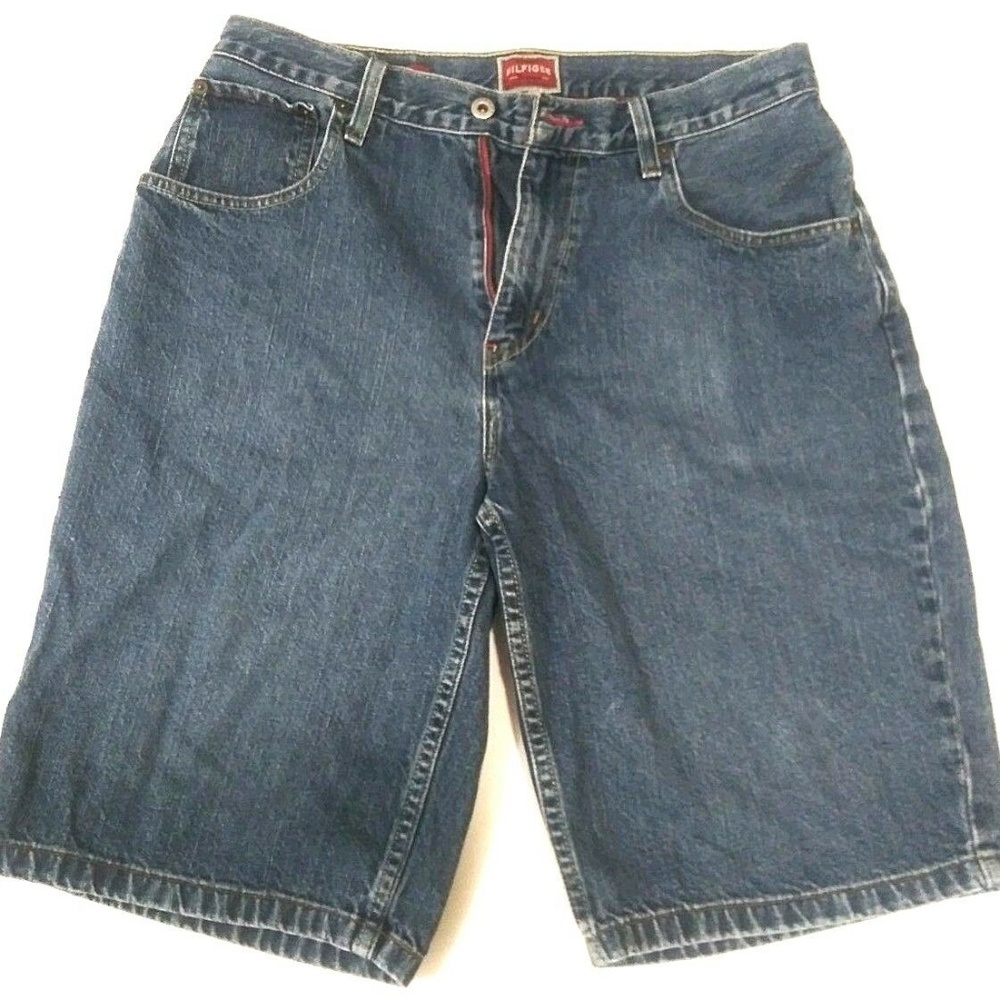 Vintage TOMMY RED LABEL Denim Shorts Freedom Fit